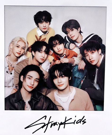 Skz Group Photo Icon, Skz Group Photo Ot8, Skz Ot8 Icon, Straykids Group Photo, Stray Kids Polaroid, Skz Polaroid, Skz Ot8, Polaroid Photo, Kids Groups