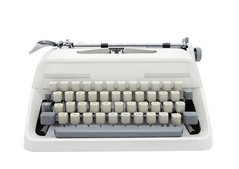 Typewriter. Isolated on white background #Sponsored , #ad, #Affiliate, #Typewriter, #white, #background, #Isolated Letter Background, Typewriter, Free Stock Photos, White Background, Royalty Free Stock Photos, Stock Images, Stock Photos, White