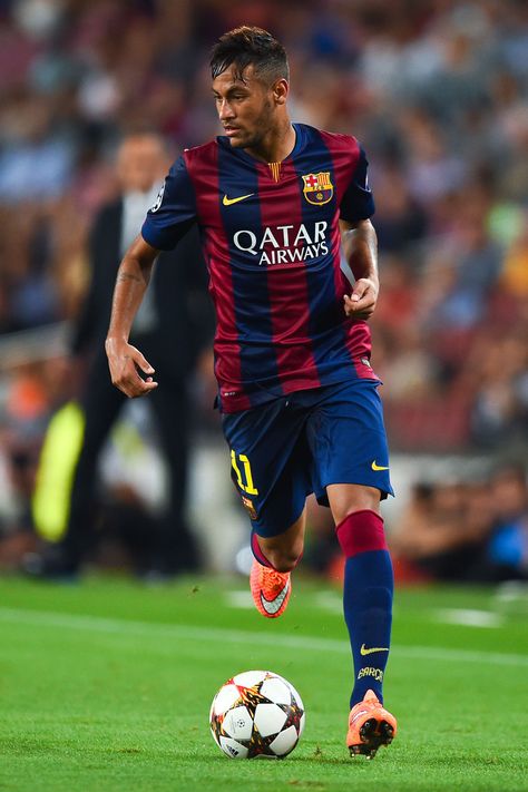 #LL @LUFELIVE #thepursuitofprogression #soccer #football Neymar of FC Barcelona Neymar In Barcelona, Neymar 2014, Neymar Jr Barcelona, Neymar Jr 2014, Apoel Fc, Neymar Photos, Fc Barcelona Neymar, Football Neymar, Barcelona 2014