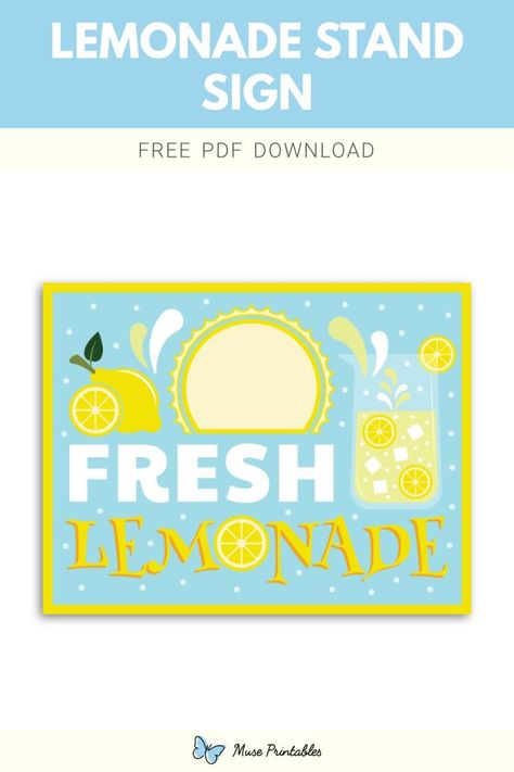 Free Printable Lemonade Stand Sign, Lemonade Stand Sign, Kids Lemonade Stands, Alphabet Photography Letters, Kids Lemonade, Lemonade Sign, Letter Photography, Alphabet Photography, Danger Signs