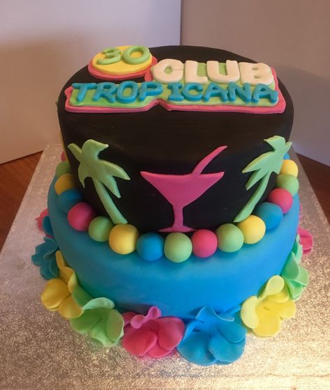 Club Tropicana Party, Tropicana Party, Club Tropicana, 18th Bday, Dads Birthday, Party Cocktails, Cake Party, 9th Birthday Parties, Garden Party Dress