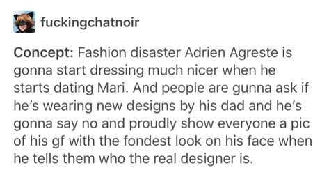 I actually saw this post on tumblr before I saw it here yissss Miraculous Ladybug Tumblr Posts, Miraculous Tumblr, Adrian Tepes, Head Cannons, Miraculous Ladybug Tumblr, Miraculous Ladybug Oc, Miraculous Ladybug Memes, Miraculous Ladybug Fan Art, Miraculous Ladybug Funny