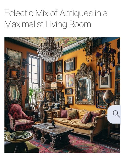 Fae House, Peach Cottage, Victorian Bohemian Decor, Dark Academia Interior, Boho Rooms, Maximalist Living Room, Maximalist Interior Design, Cottage Core Decor, Blue Dolphin