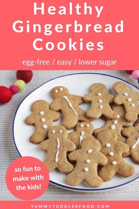 With an easy method, these Easy Gingerbread Cookies are one of the best holiday cookies to bake with the kids. And the dough is egg-free! #gingerbreadcookies #healthycookies #easycookies #glutenfree #christmascookies Everyday Snacks, Healthy Gingerbread Cookies, Recipes For Baking, Healthy Gingerbread, Cookies To Bake, Easy Gingerbread Cookies, Best Gingerbread Cookies, Easy Gingerbread, Best Holiday Cookies