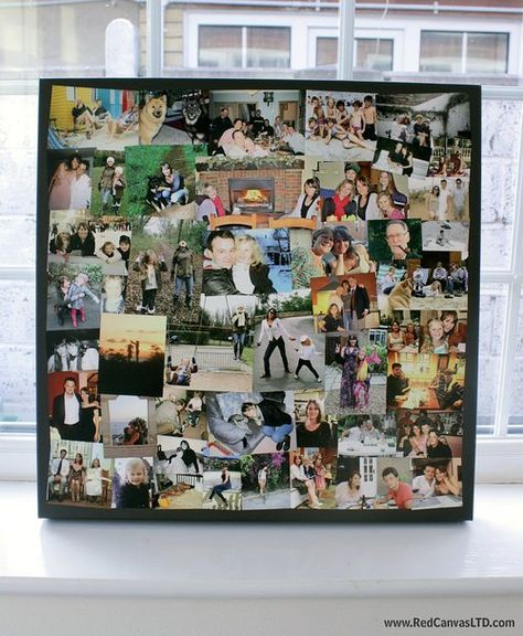 Diy Photo Collage, Photo Collage Ideas, Diy Canvas Photo, Photo Collage Diy, Photo Collage Prints, Mickey Mouse Photos, Photo Collage Canvas, Collage Canvas, Family Photo Collages