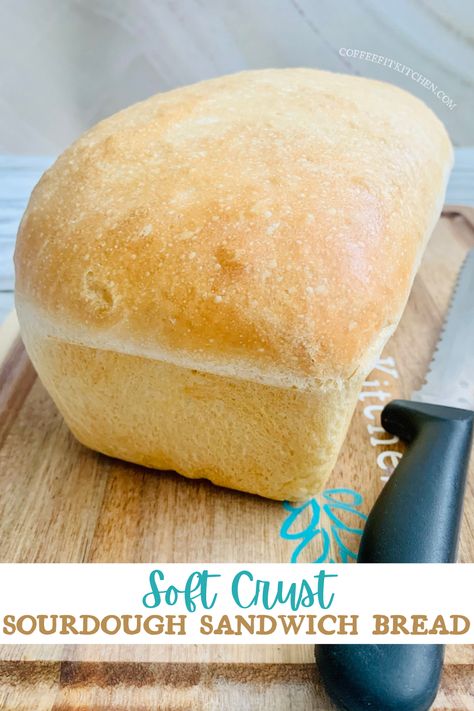 Soft Crust Sourdough Bread Recipe · Coffee Fit Kitchen Soft Sourdough Bread, Dough Starter Recipe, Homemade Sourdough Bread Recipes, Sourdough Sandwich Bread, Easy Sourdough Bread Recipe, Recipe Using Sourdough Starter, Sourdough Bread Starter, Sourdough Bread Sandwiches, Sourdough Starter Discard Recipe