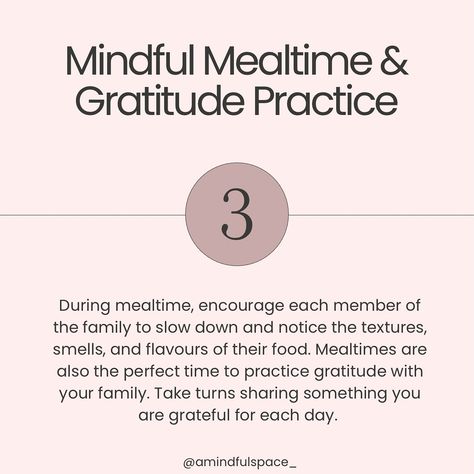 ✨Mindful Monday✨ Cultivating calm and connection at home doesn’t have to be complicated. Here are 5 simple simple ways to practice mindfulness together: 1. Establish a routine 2. Try some breathing exercises 3. Mindful mealtime & Gratitude 4. Family nature walk 5. Checking in ❓How do you practice mindfulness as a family? ✨Interested in learning more strategies to help your kids/ students regulate their emotions through mindfulness? Comment GUIDE for your free download. ✨ #mindfulkids... Mindful Monday, 4 Family, Family Nature, Practice Mindfulness, Nature Walk, Breathing Exercises, Practice Gratitude, Walking In Nature, Slow Down