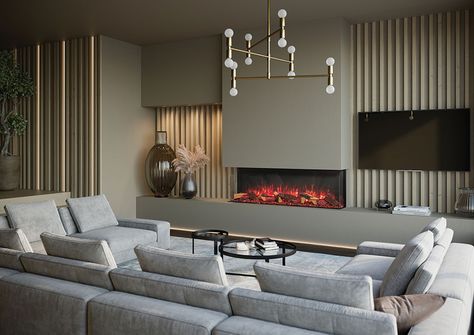 Avanti Electric Fires - Onyx Fires Modern Electric Fireplace, Feature Wall Living Room, Wall Fires, Electric Fireplaces, Electric Fire, Living Room Decor Fireplace, Electric Fires, Design Room, Modern Fireplace