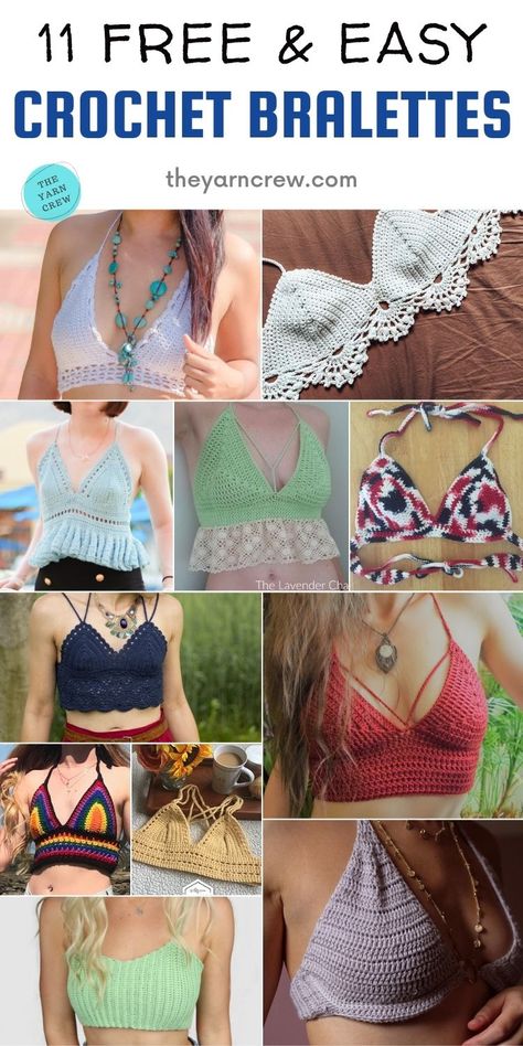 Crochet Bralette Patterns, Crochet Bralette Pattern Free, Easy Crochet Bralette, Crochet Bralettes, Crochet Bralette Pattern, Crochet Halter Top Pattern, Bralette Pattern, Crochet Bra, Crochet Symbols