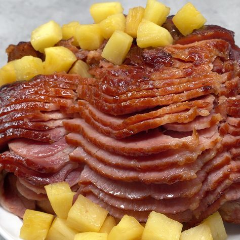 Slow Cooker Brown Sugar Pineapple Spiral Ham Pre Cooked Spiral Ham In Crockpot, Spiral Ham In Oven Pineapple, Precooked Spiral Ham In Crockpot, Brown Sugar Honey Glazed Ham In Crockpot, Air Fryer Spiral Ham, Crockpot Spiral Ham Pineapple, Boneless Spiral Ham In Crockpot, Spiral Sliced Ham In Crockpot, Ham Pineapple Brown Sugar