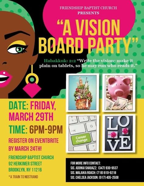 Vision Party Ideas, Kids Vision Board, Empowerment Activities, Vision Board Workshop, Surprise Party Invitations, Moms' Night Out, Board Party, Wood Invitation, Vision Board Party