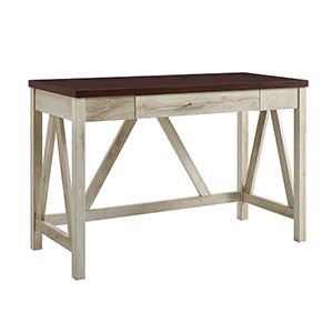 Southern Enterprises Fold Out Convertible Gray Wall Mount Desk Ho9293 | Bellacor Desk For Office, White Writing Desk, Single Desk, Walker Edison Furniture, Wood Computer Desk, Writing Desk With Drawers, Modern Computer Desk, Rustic Desk, Frame Desk