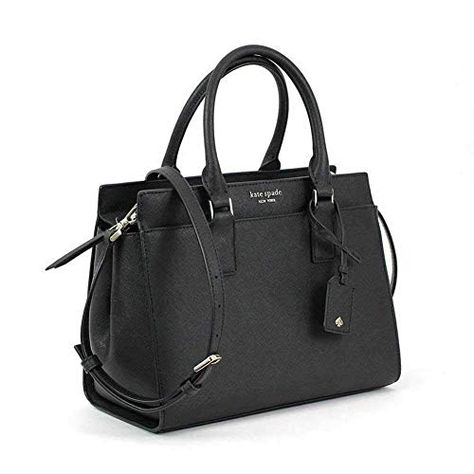 Amazon.com: Kate Spade New York Cameron Medium Satchel Purse (Black): Shoes Kate Spade Purse Black, Concealed Carry Purse, Kate Spade Satchel, Kate Spade Cameron Street, Black Satchel, Black Leather Satchel, Trendy Handbags, Purse Black, Kate Spade Purse