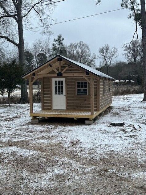 Log Cabin Kit 12x36 ****FREE SHIPPING NATIONWIDE!! | eBay Prefab Cabin Kits, Prefab Log Cabins, Pre Built Cabins, Prefabricated Building, Diy Log Cabin, Cabin Windows, Tiny House Kits, Shed Tiny House, How To Build A Log Cabin