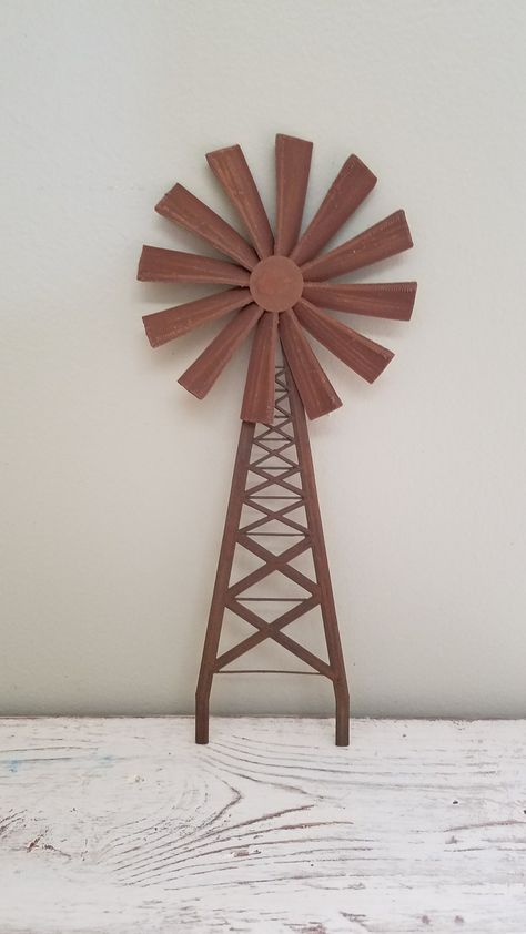 Designed & handmade windmill decor. FOR SALE ON my EBay ax ccount. LOOK UP USERNAME brookolse_2 Cowboy House Decor, Wild West Halloween, Wild West Crafts, Fort Apache, Windmill Decor, Kids Camp, Barn Art, Made For Kids, Cowboy Party