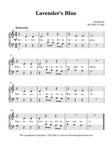 Lavender's Blue, easy piano sheet music | Easy piano sheet music, Piano sheet music free, Easy piano Free Piano Sheet Music Printables, Easy Piano Pieces, Piano Sheet Music Easy, Musical Terms, Piano Theory, Piano Songs Sheet Music, Sheet Music Easy, Music Printables, Finger Piano