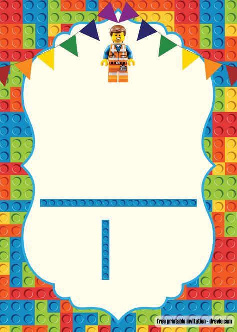 Download FREE Printable LEGO Birthday Invitation Template Lego Invitations Printable Free, Lego Birthday Party Invitations, Lego Elephant, Lego City Birthday, Lego Birthday Cards, Lego Party Invitations, Lego Birthday Invitation, Lego Birthday Invitations, Lego Friends Birthday