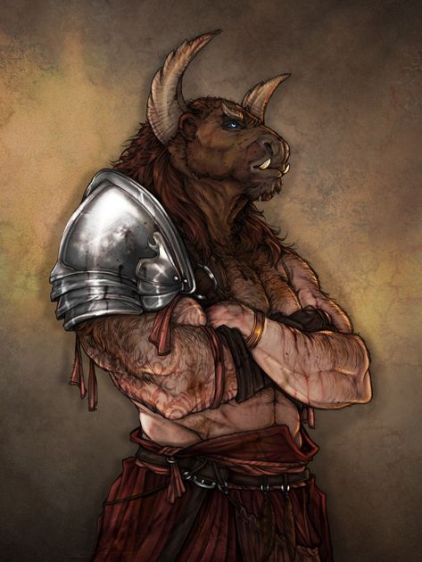 Minotaur Dnd, Character Commission, Different Backgrounds, Pathfinder Character, Fantasy Races, D&d Dungeons And Dragons, Dragon Artwork, Original Character, Fantasy Rpg