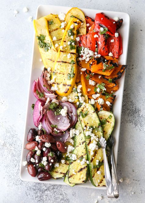 Vegetable Antipasto, Completely Delicious, Vegetable Platter, Antipasto Platter, Dinner Party Summer, Grilled Veggies, Cured Meats, Summer Squash, On The Grill