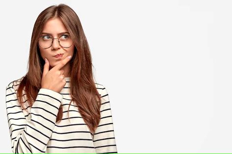 People For Reference, Thinking Pose, Brunette Woman, Hair Wear, Blonde Women, Happy Women, Young And Beautiful, Casual Sweaters, Womens Glasses