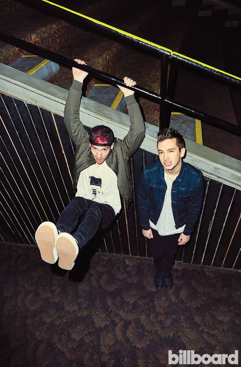 Josh And Tyler, Billboard Cover, Tyler Y Josh, Twenty One Pilots Wallpaper, Emo Stuff, Tyler And Josh, 21 Pilots, Happy Boy, Tyler Joseph