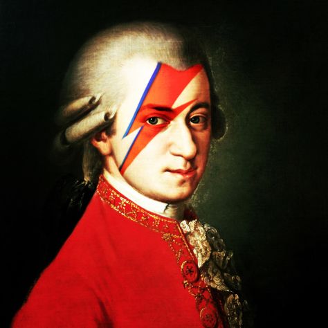 Rock Me Amadeus Rock Me Amadeus, David Bowie Ziggy Stardust, David Bowie Ziggy, Bowie Art, Modern Portraits, Writers And Poets, Ziggy Stardust, Classical Music, Art Collector