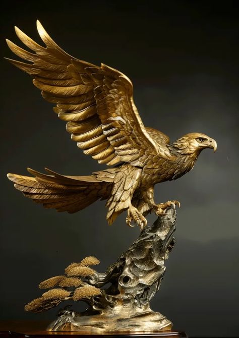 ->> more details in ai-img-gen.com Flame Sculpture, Nature Watercolor Art, Eagle Sculpture, Carved Wooden Animals, Eagle Statue, Eagle Painting, Eagle Pictures, Nature Watercolor, Art Photography Portrait