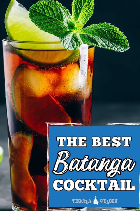 the best batanga cocktail Tequila And Coke, Tequila Based Cocktails, Mexican Cocktails, Tequila Bar, Best Tequila, Mexican Drinks, Best Cocktail Recipes, Cocktail Mix, Tequila Cocktails