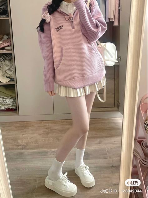 xiaohongshu chinese fashion Cute Pink Outfits, Fashion Coquette, Oufits Casual, Chinese Fashion, Coquette Pink, Kawaii Fashion Outfits, Paris Outfits, Japanese Outfits, Pink Outfits