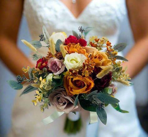 Eucalyptus And Gypsophila, Ivory Wedding Bouquet, Homecoming Flowers, Ivory Bouquet, Ivory Bouquet Wedding, Fall Wedding Bouquet, Bronze Wedding, Artificial Wedding Bouquets, Dried Flowers Wedding