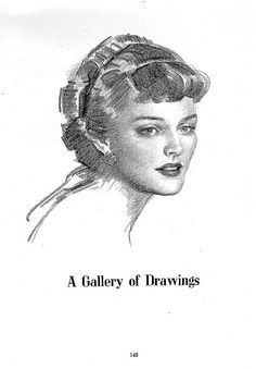 Successful Drawing, Draw Figures, Andrew Loomis, 50s Art, Female Face Drawing, Lady Face, Artist Pencils, Pencil Sketch Drawing, Hand Drawing Reference