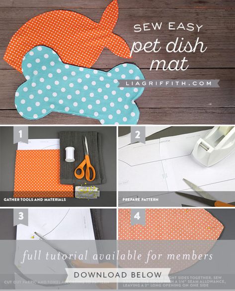 Dog Bone Placemat Free Pattern, Diy Pet Items To Sell, Sewing Workspace, Pet Diy Projects, Pet Dish, Dogs Diy Projects, Dog Sewing, Dog Bowl Mat, Diy Placemats