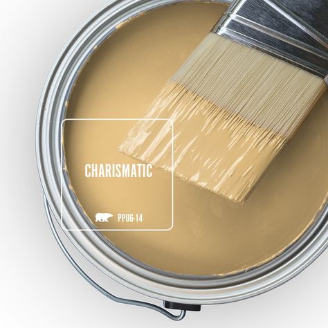 Color of the Month: Charismatic | Colorfully BEHR Behr Color Palette For Home, Accent Paint Colors, Color Palette For Home, Victorian House Colors, Accent Paint, Painted Highlights, Behr Premium Plus, Behr Marquee, Yellow Paint Colors