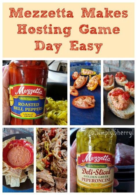 Mezzetta Makes Hosting Game Day Easy Football Food Appetizers, Delicious Appetizers, Game Snacks, Amazing Appetizers, Football Food, Great Appetizers, Superbowl Party, Game Day Food, Large Family