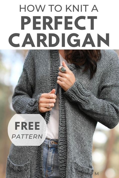 Knit Cardigans For Women, Knitted V Neck Cardigan Pattern, Worsted Weight Knit Cardigan Pattern, Long Cardigan Knitting Pattern Free, Free Knitting Patterns For Women Cardigan, Knit A Cardigan, Chunky Cardigan Pattern, Long Cardigan Knitting Pattern, Cable Cardigan Knitting Patterns