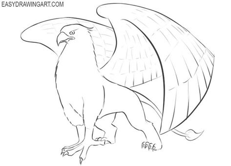 In this drawing tutorial, you will learn how to draw a griffin. Griffin Drawing, Mythical Creatures Drawings, Graphic Novel Illustration, Pencil Shading, Drawing Guide, Creature Drawings, Guided Drawing, Learn How To Draw, Doodle Drawings