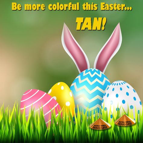 Wink-Ease disposable eye protection provides these pro-tanning memes for our tanning salon pals to share! Easter Tanning Quotes, Easter Window Display, Tanning Salons, Tanning Quotes, Easter Window, Outdoor Tanning, Spray Tan Business, Tanned Makeup, Airbrush Tanning