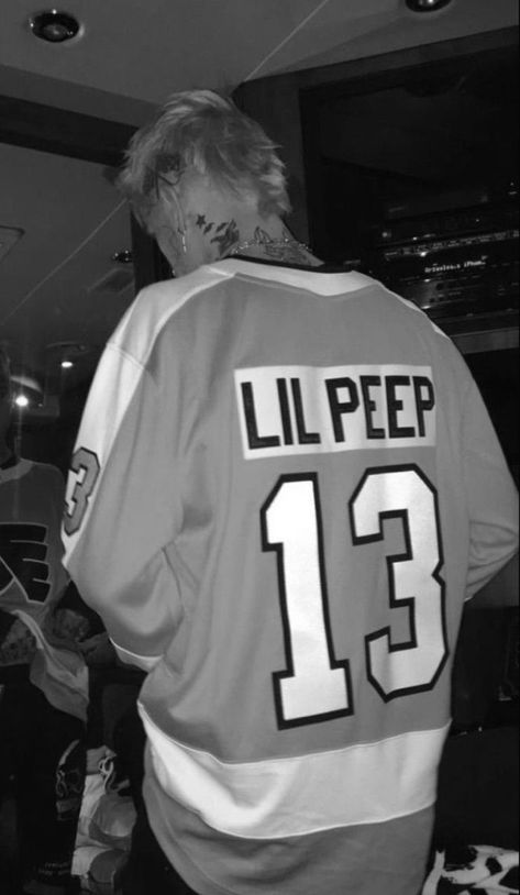 Lil Peep Wallpaper, Peep Wallpaper, Hockey, Tumblr, Tattoos, Orange, White, Ice Hockey