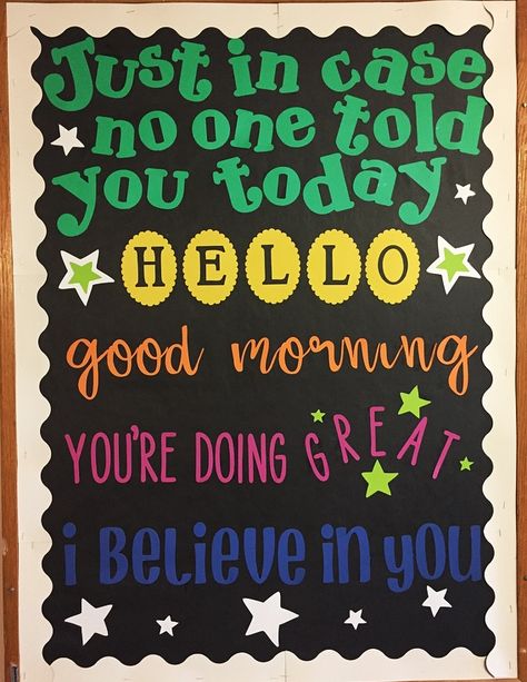 Easy affirmation bulletin board! #ra #residentassistant #bulletinboard #bulletinboardideas #rabulletinboards #reslife #inspiration Affirmation Board Ideas, Affirmation Bulletin Board, Affirmations Board, Middle School Bulletin Boards, Inspirational Bulletin Boards, Hallway Bulletin Boards, December Bulletin Boards, Easy Bulletin Boards, Office Bulletin Boards