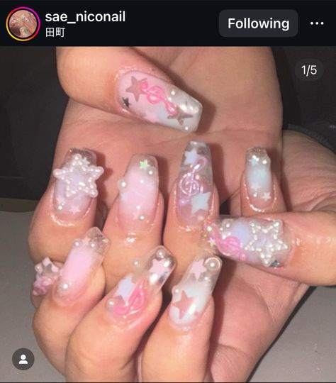 Pretty Gel Nails, Y2k Nails, Really Cute Nails, Soft Nails, Jelly Nails, Slime Asmr, Kawaii Nails, Pink Acrylic Nails, Funky Nails