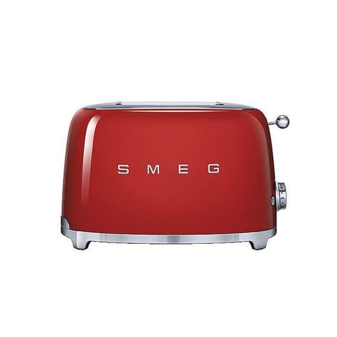 SMEG Toaster - 2 Slice | west elm Smeg Toaster, Kitchen Surface, Toast Bread, 50s Retro, Energy Efficient Design, Decor Guide, Retro Home Decor, Retro Home, Home Ownership