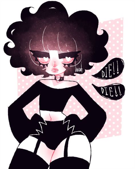 youre too moody by dollieguts Dolly Guts, Ash Kinoshita, Gothic City, Studio Killers, Candy Gore, Pastel Goth Art, Goth Art, Ethereal Art, Kawaii Art