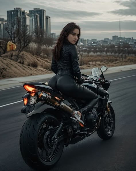 Women And Motorcycles, Back Of Motorcycle, Girl With Motorcycle, Women On Motorcycles, Girl On Motorcycle, Girls Motorcycle, Motor Girl, Girl Riders, Motorbikes Women