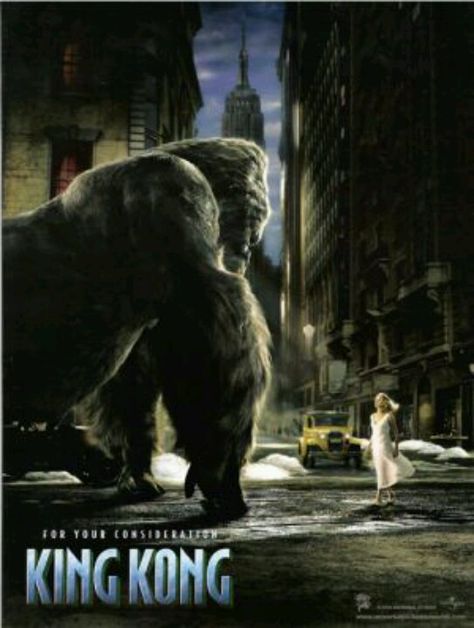 King Kong... Directed by Peter Jackson... King Kong 2005, King Kong Movie, Colin Hanks, Kong Movie, Fay Wray, Furious 7, Robert Downey Jr., Art Musical, Adrien Brody