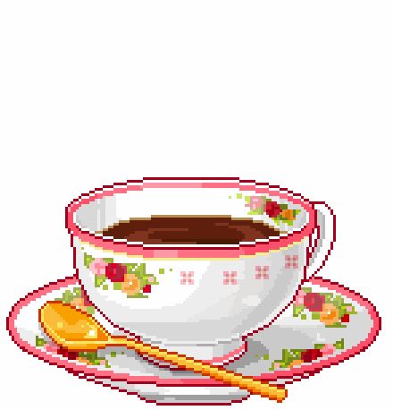 Tea Gif, Coffee Gif, Coffee Icon, Pixel Animation, Icon Gif, Pix Art, Pixel Art Design, Kawaii Food, Food Drawing