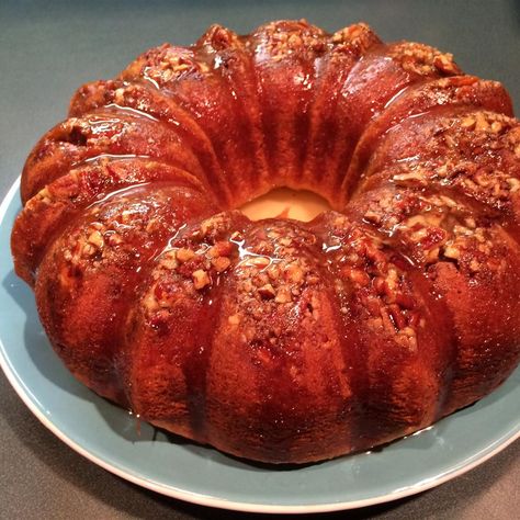 Easy Rum Cake Rum Cake Recipe Easy, Rum Cake Recipe, Rum Cake, Vanilla Pudding Mix, Box Cake Mix, Yellow Cake Mixes, Pioneer Woman, Holiday Desserts, Bundt Cake