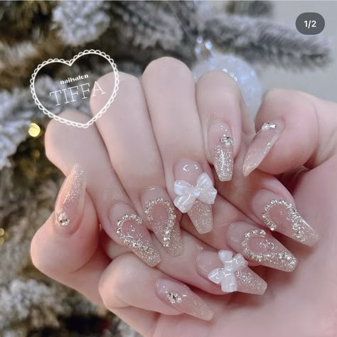 Uñas Aesthetic, Aesthetic Nail, Fake Nails Designs, Asian Nails, Cute Simple Nails, Girly Acrylic, Korean Nails, Blush Nails, Girly Acrylic Nails