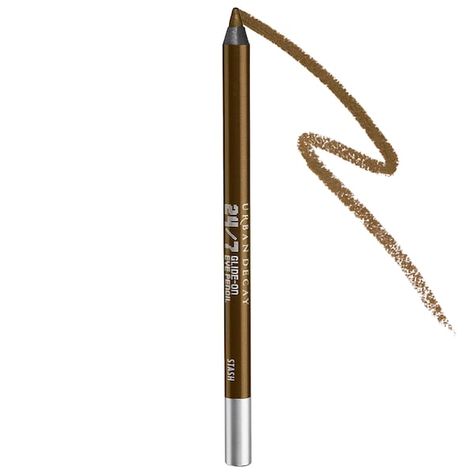 24/7 Glide-On Waterproof Eyeliner Pencil - Urban Decay | Sephora Tarte Maneater Mascara, Urban Decay Eyeshadow Primer, Maybelline Color Tattoo, Waterproof Eyeliner Pencil, Long Lasting Eyeliner, Pencil Sharpeners, Urban Decay Eyeshadow, Space Cowboy, Glitter Eyeliner