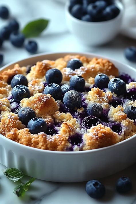 Bursting Blueberry Crumb