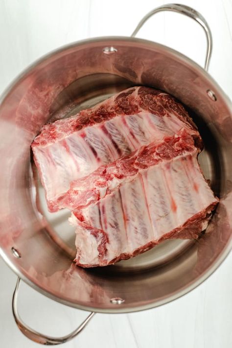 Ribs Boiled And Grilled, Boiling Ribs Before Grilling, Boiled Pork Ribs, Beef Ribs In Oven Fall Off The Bone, Boil Ribs Before Grilling, Boiling Ribs Before Baking, Boil Ribs Before Baking, Par Boiled Ribs, Boiled Ribs Before Baking